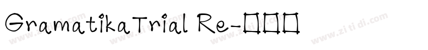 GramatikaTrial Re字体转换